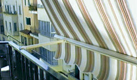 Instalacion de toldos verticales stor en Madrid.